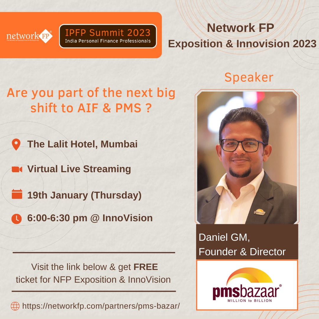 PmsBazaar's tweet photo. 💯Don’t miss our founder Mr. @gpmdaniel’s presentation on Jan 19 at 𝐈𝐏𝐅𝐏 𝐒𝐮𝐦𝐦𝐢𝐭 2023 (𝐓𝐫𝐚𝐜𝐤 2)

✨We are participating at this summit as one of the 𝐆𝐫𝐨𝐰𝐭𝐡 𝐏𝐚𝐫𝐭𝐧𝐞𝐫𝐬

✅Do attend &amp; meet our team at this summit on Stall Number 25 

 #networkfp #pmsbazaar https://t.co/nzC2Vc7fLJ