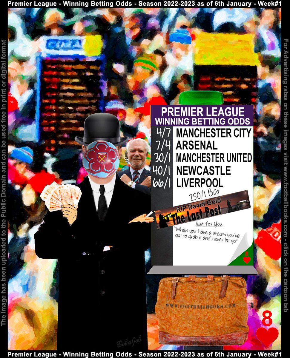 S0CCERBOOKS's tweet photo. Premier League - Winner Betting Odds
#bookmakers #ladbrokes #williamhill #paddypower #betvictor #bet365 #betfred #coral
#sportybet #sportbetting #unibet #bwin #DavidGold #westham #RIPDavidGold
To advertise on these images GOTO: https://t.co/suQxwbCnSl https://t.co/AO47oCDAvy