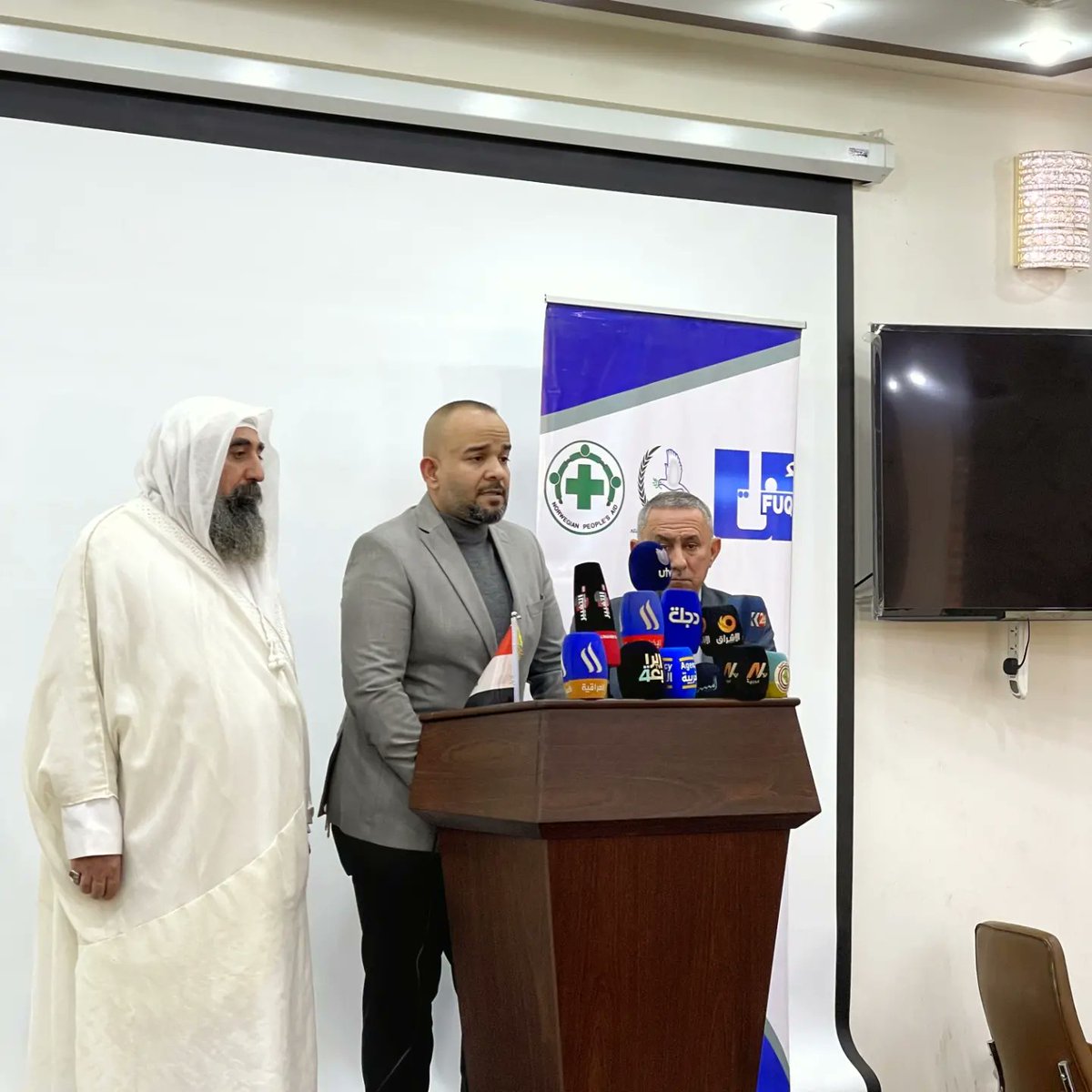 ufuqorg's tweet photo. ضمن أعمال شبكة تحالف الأقليات العراقية، وبدعم من NPA. عقدت منظمة أفق مؤتمراً صحفي لعرض التقرير السنوي الذي يصدره تحالف الأقليات العراقية، والخاص باستعراض أوضاع الاقليات في العراق لسنة 2022. العراق. https://t.co/1pnvtv2BzC