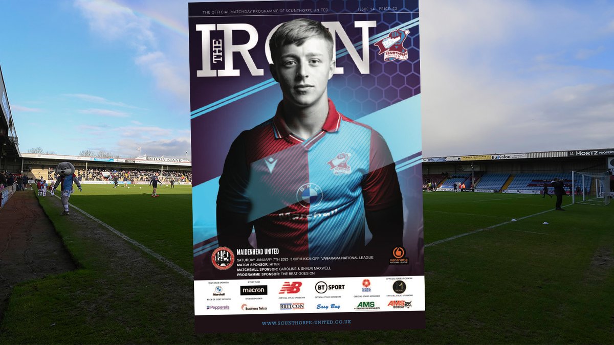 THEIRONProg's tweet photo. 📚 Details of our programme for the game vs Maidenhead on Saturday 👉 https://t.co/L7M8hei7IK

These are on sale from the club shop, which is open 10am-4pm today and 11am-5pm tomorrow. Please email sufcshop@scunthorpe-united.co.uk if you'd like to purchase online. 

#UTI #IRON https://t.co/h4YAauyaQB