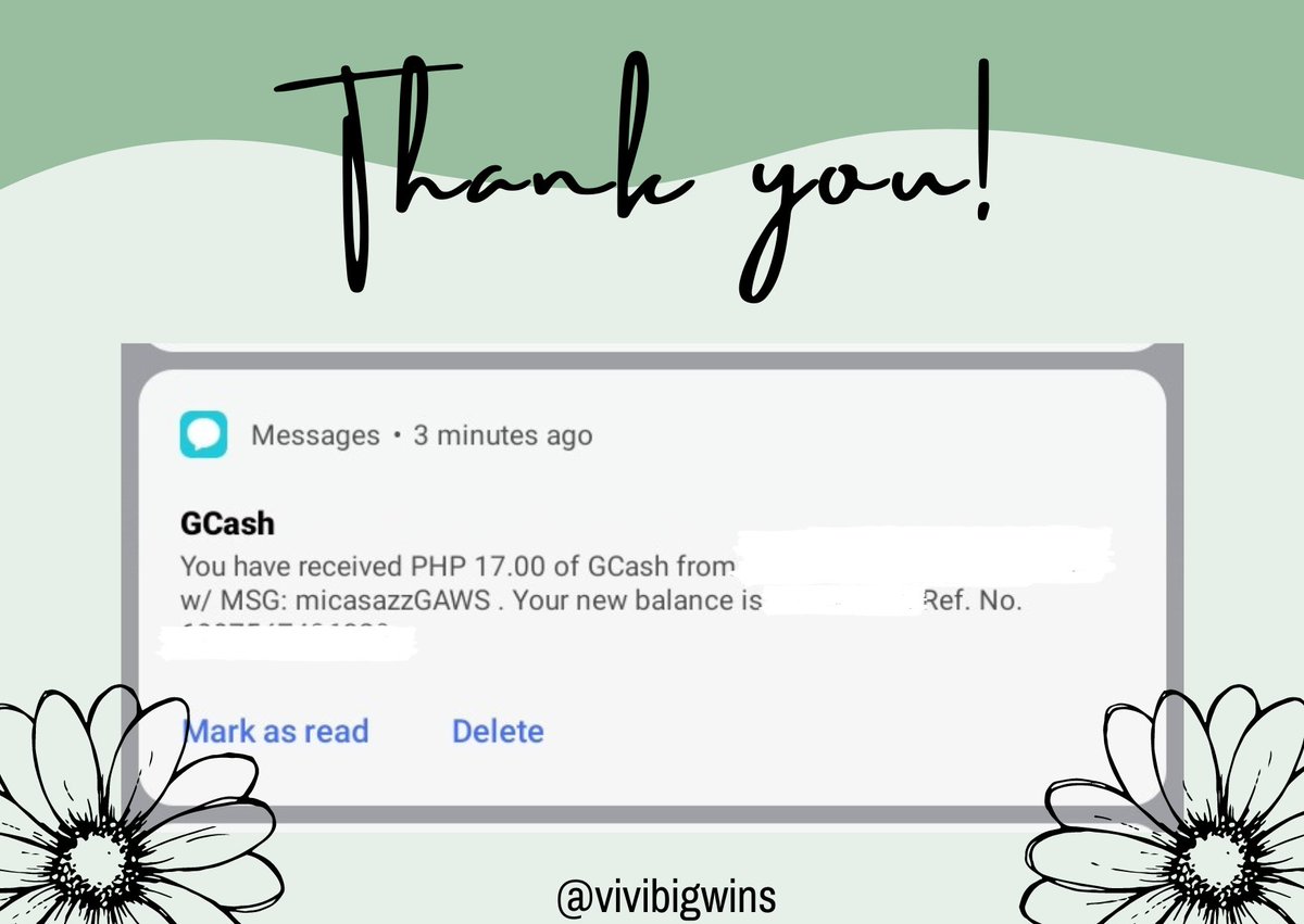 luckyvivii's tweet photo. — [💌] ; #micasazzGAWS .ᐟ
@micasazzSOLD [ #viviblessings ] 

Sumali ako at nanalo sa ga ni ninang last dec. w/o knowing na isa pala sa mechanics niya ay ang verified gcash acct. Sinabi ko na rr nalang niya ako since kasalanan ko naman na 'di ako nagbabasa tamang sali lang 🤦‍♀️, + https://t.co/PbaJdJVMwr