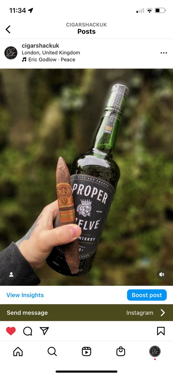 cigarshackuk's tweet photo. It’s been a long time since I’ve posted here! But check out todays post 💯

I present the Oliva V Melanio Figurado 🔥

To read my full write up on this cigar head over to my Instagram &amp; drop me a follow! 🎉

#Cigar #CIGARS #branding #whiskey #review #ContentCreator https://t.co/YXag6oajFl