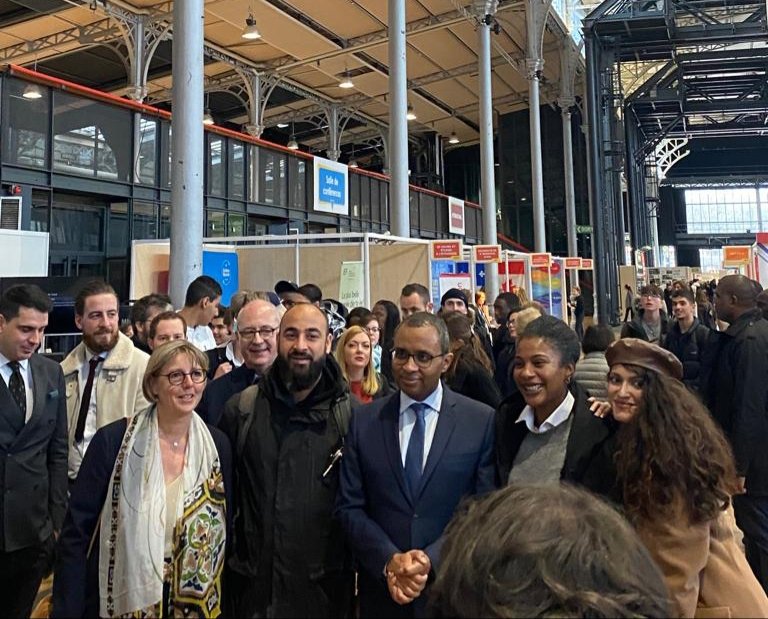 Salon_Postbac's tweet photo. Inauguration du salon par le ministre de l'Education nationale et de la jeunesse @PapNdiaye et la ministre de l'Enseignement supérieur et de la recherche @sretailleau #salonpostbac https://t.co/kJQOH6fpbc