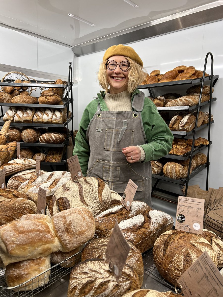 Hey we are open today at Plumgarths! In our Bread Truck whilst the DIY unfolds … one the #Breadstore #kendal