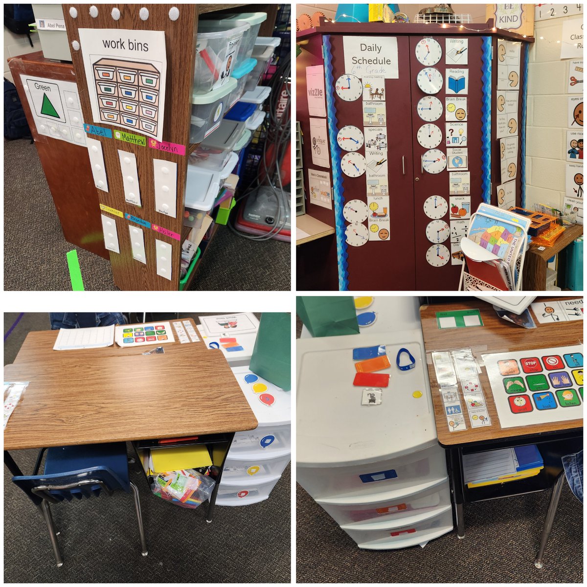 KRYSTALsped16's tweet image. Subbing at Vogel this week,  I saw so many GREAT things happening. #visuals #SCHEDULE #uniquelearning #n2y #teamwork #runningrotations #specialeducation #individuaeducationplan @ConroeISD_SpedDept @vogeltexans