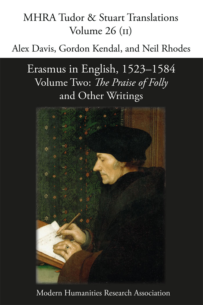 ➡️'Erasmus in English 1523-1584, Volume II
"The Praise of Folly" and Other Writings', edited by Alex Davis, Gordon Kendal and Neil Rhodes

👉 mhra.org.uk/publications/t…