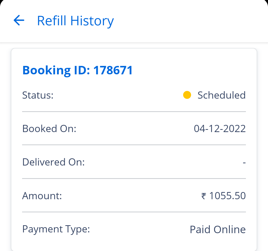 notifymkumar's tweet photo. @BPCLimited @HardeepSPuri Not getting cylinder on time when booking online. Instead they are selling it on road by taking 50-100 extra saying we don't give cylinder who books online. Please take strict action against this agency. My complaint number is 05384625 https://t.co/iv0g7oC8W4