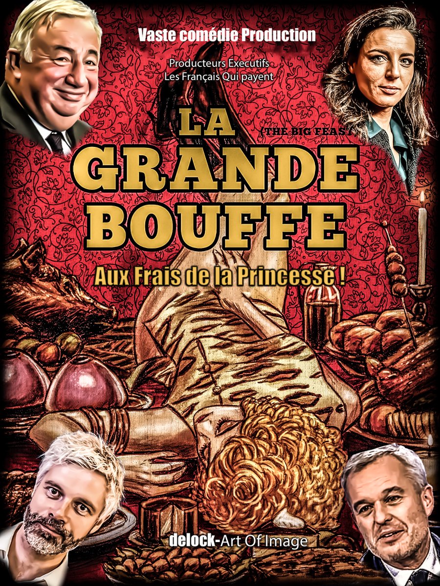DelocKphotos's tweet photo. "La Grande Bouffe Aux Frais de la Princesse !"
Nos politiques ont du talent ...
#Larcher #Dubost #DeRugy #Wauqiez
#France #GiletsJaunes #inflation #LR #Renaissence
#PS #Memes https://t.co/R3bVS6GAzC