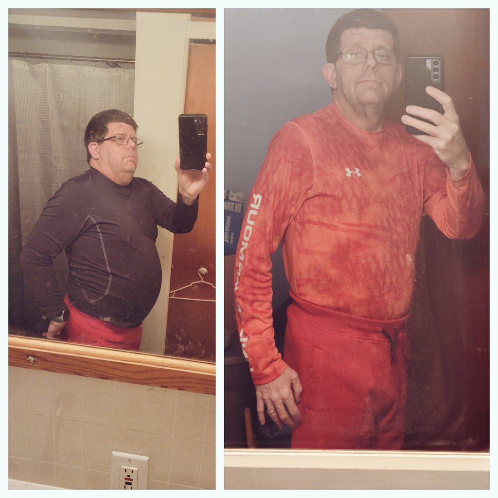 peacemaker2222's tweet photo. @bigfatsurprise @AMKSmith12 One year of low carb.   I'm 55 and feeling great. https://t.co/LdawkztVUe