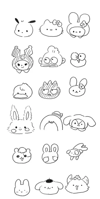 うろおぼえサンリオキャラたち 
