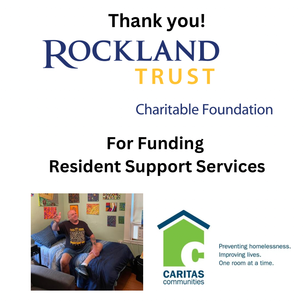 CaritasBoston's tweet photo. Thank you, @RocklandTrust, for a grant toward our Resident Support Services Program, which helps Caritas residents connect with the community resources they need for healthcare, employment, food access, and more. We appreciate your continued partnership! https://t.co/za6g09utQg