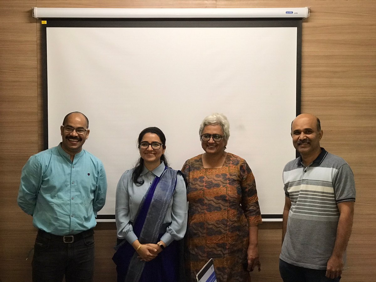 ClimateIITB's tweet photo. Hearty Congratulations Dr. Arushi Sharma for her successful PhD defence @ClimateIITB @iitbombay  ‼️🎉🥳🎊

@arushi2992 worked with co-founding Convener Prof. Chandra Venkataraman &amp; current Convener @subimal_ghosh on aerosols emissions.

More details in the below 🧵 https://t.co/CnJME1cWKd