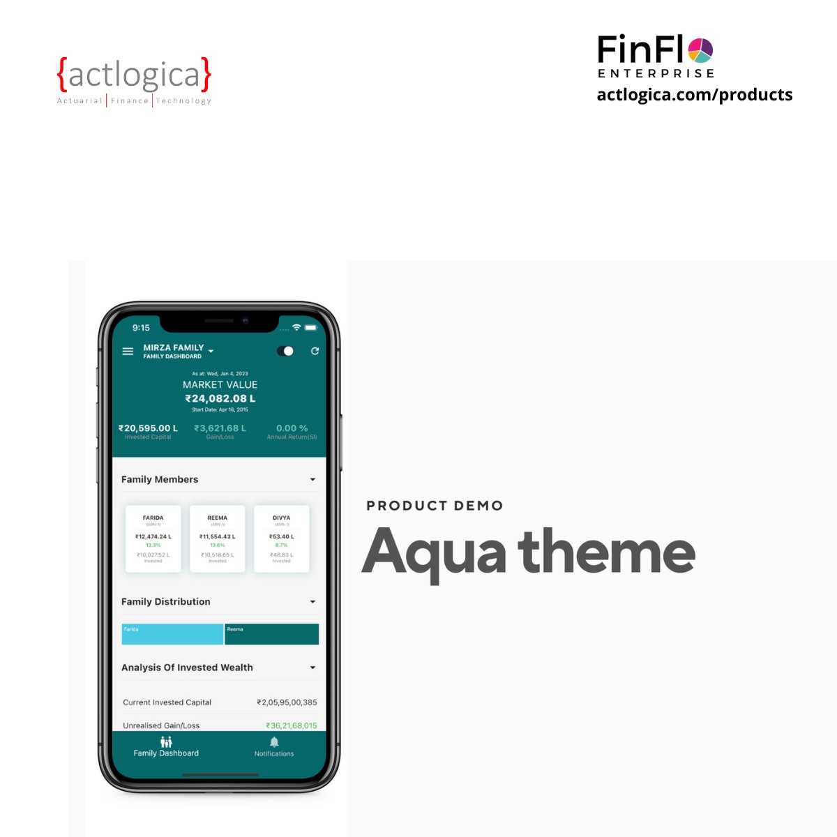 actlogicaHQ's tweet photo. Throw in a bit of color into your financial life. Presenting color customisable #finfloenterprise #investor app. Customize FinFlo Investor app to a theme that resonates with your business. https://t.co/6jiwYAuUWF