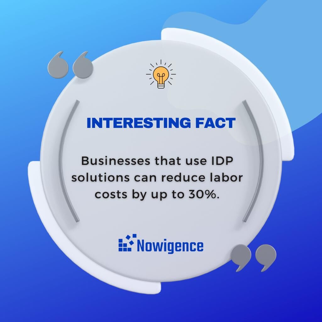Nowigence's tweet photo. By automating the storage and retrieval of documents, intelligent document processing can help businesses stay organized and reduce clutter while significantly cutting down on labor costs. 📂
#interestingfact #documentretrieval #Nowigence #Pluaris costs https://t.co/2rbV6ImezP