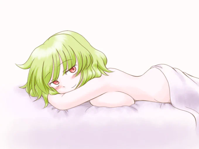 #デフォルメ絵描きの通常頭身絵 寝そべりん 
