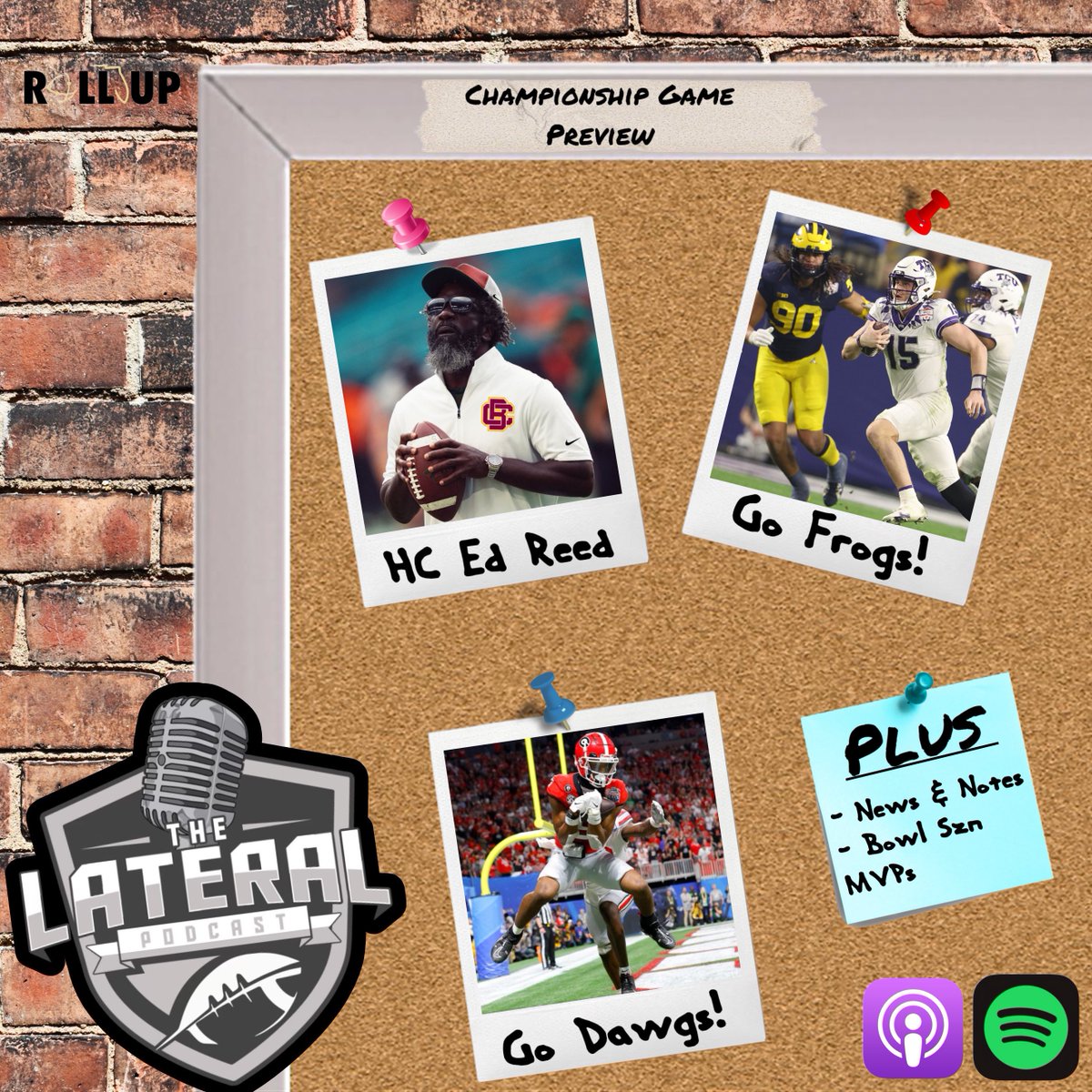 thelateralpod's tweet photo. The dynamic duo is back together, and they’re discussing the National Championship game, as well as all the news and notes of the last week! Check us out wherever you get your pods! 

Apple: https://t.co/IpvSqEsCcW

Spotify: https://t.co/STvesmngfj https://t.co/U4Z2QhCtEZ