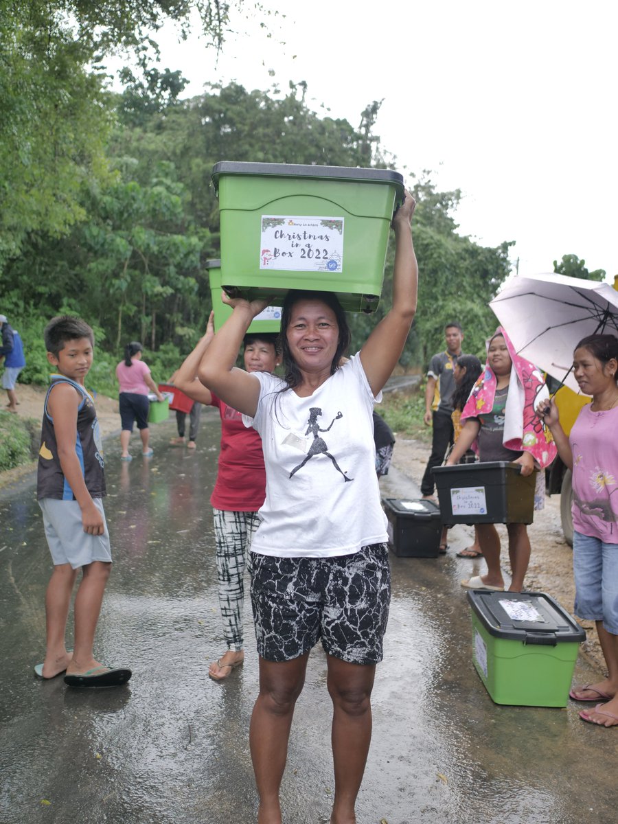So much JOY! Even the rain couldn't dampen the Christmas Spirit! #ChristmasAppeal #Philippines #Joy #MercyinAction