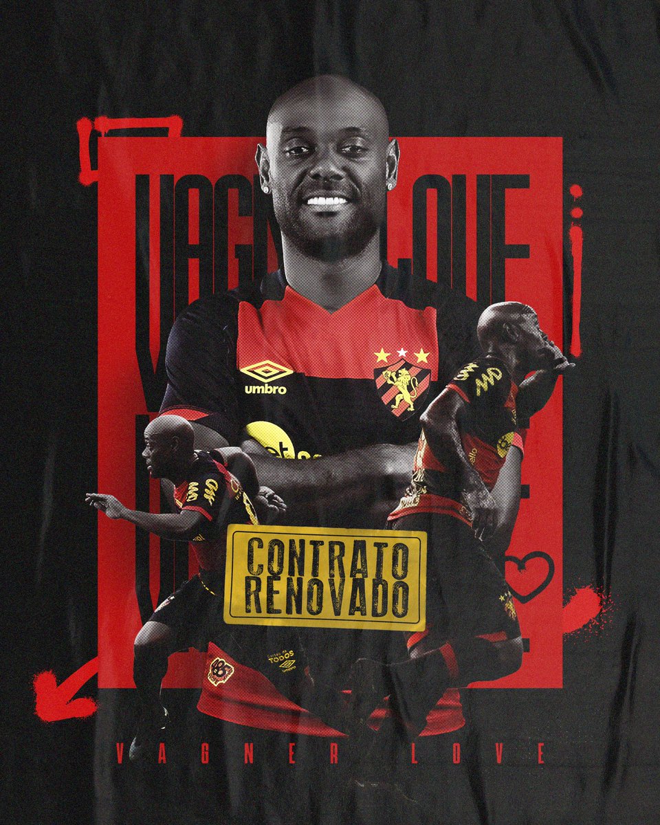 sportrecife's tweet photo. SÓ LOVE, SÓ LOVE!

Tem amor em 2023 🫶 O contrato de Vagner Love foi renovado! Que possamos comemorar muito juntos nesta temporada: https://t.co/mBNtD2BxGK https://t.co/OELuEAhUHq