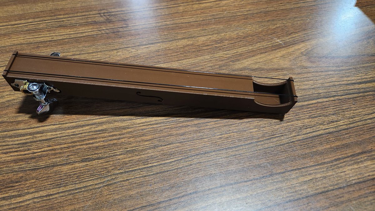 grhmhomelinux's tweet photo. #2string #3string #ukulele #guitar #fusion360
I finished my 3rd test of my 2 string instrument. The soundhole idea worked, but due to the size of the instrument, the note range is very limited. I will just dump this into the public domain. https://t.co/51ouHEkxRg
