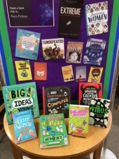 QAS_Library's tweet photo. The History of the Computer by Rachel Ignotofsky would be a great book for our Lower 4s looking for a non-fiction option for the Charter Reading Challenge. We have plenty more suggestions in the library too! #QASFierceMinds #QASComputerScience #QASSTEM #QASICT #QASComputing https://t.co/jBW2JBhhuj