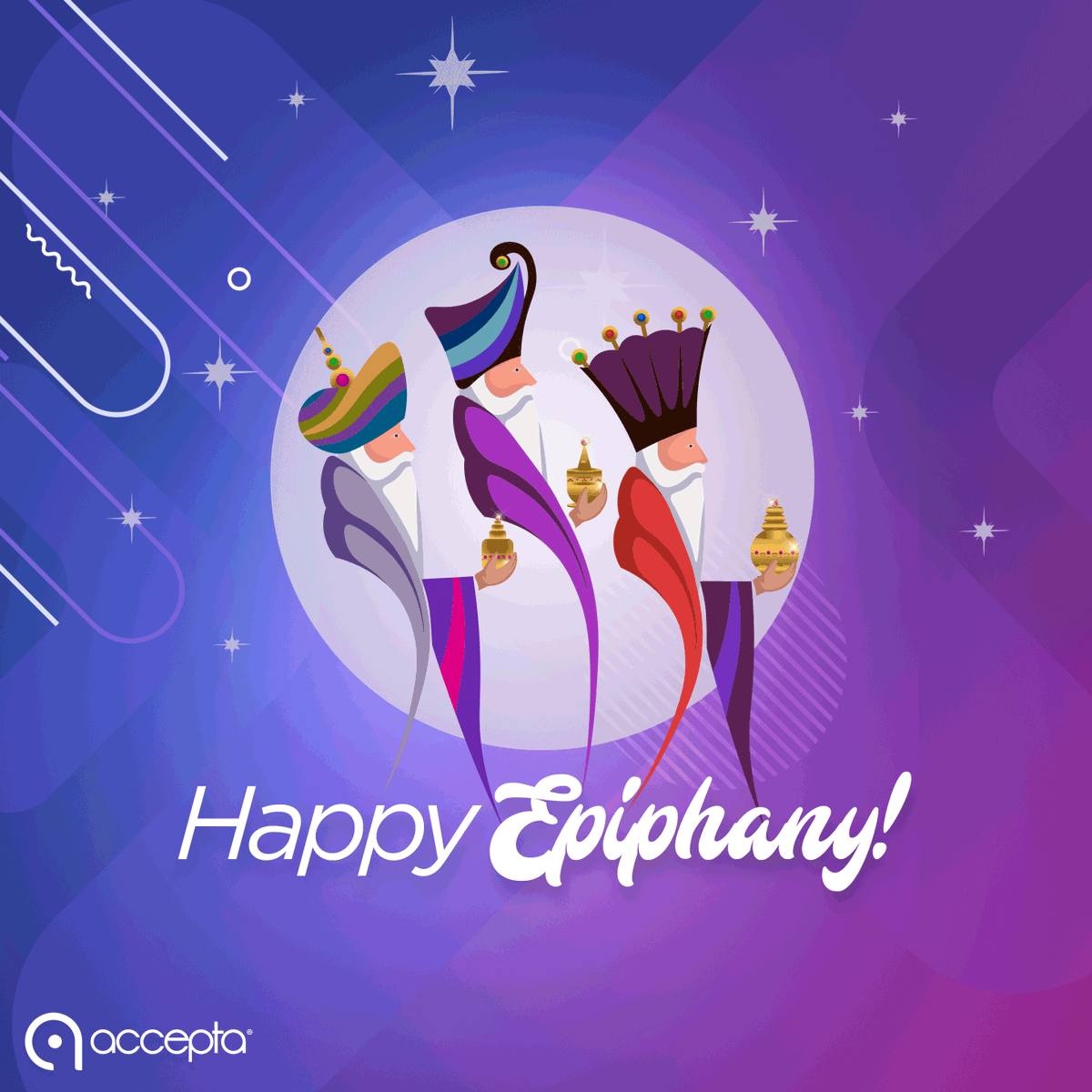 acceptapayments's tweet photo. As the #holidays come to an end, we hope they have brought much love and joy to your families. ¡Happy Epiphany to all! 👑👑👑

#Accepta   #CreditCard  #ACH  #SecureSolutions #paymentsecurity #payments #paymentsystems  #paymentservices #onlinepayments #PaymentProcessingSolutions https://t.co/iq1ApPs8vj