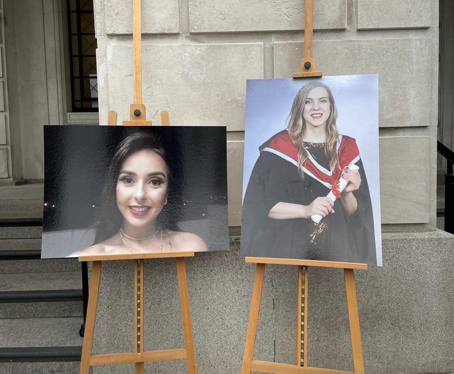 VictimSupportNI's tweet photo. Yesterday we stood in solidarity with the family &amp; friends of Natalie McNally to  remember her, Bruna Fonseca and all women and girls whose lives have been tragically cut short by violence. 
If you have been affected by this crime, we are here to offer emotional support. https://t.co/Qru4vTx38V