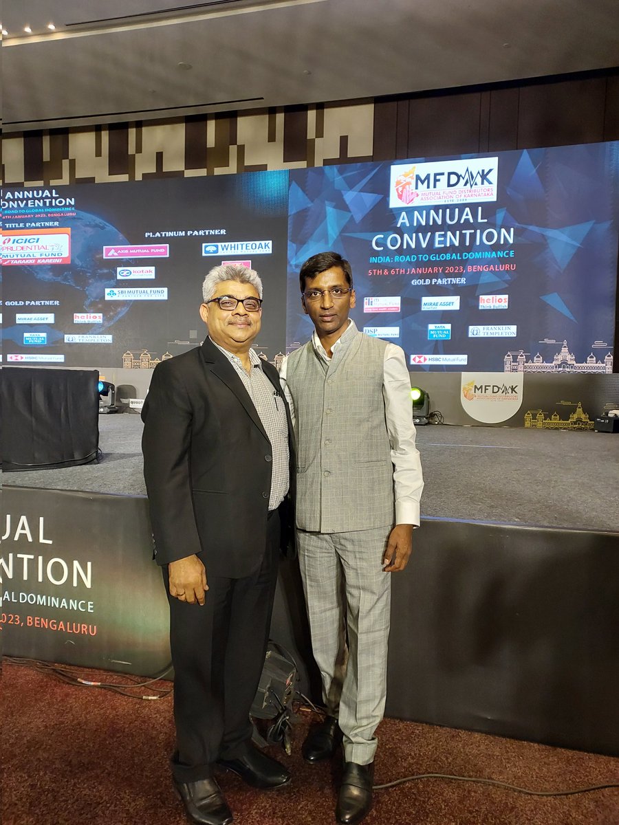 anilbharadwaj99's tweet photo. Great Session by Saugata Chatterjee @NipponIndiaMF @ChattyNIMF at 10th Annual Convention @mfdaktweets @kamfa Topic Mutual Fund Industry-The Road Ahead. #MFDAK https://t.co/nniEXBLHZO