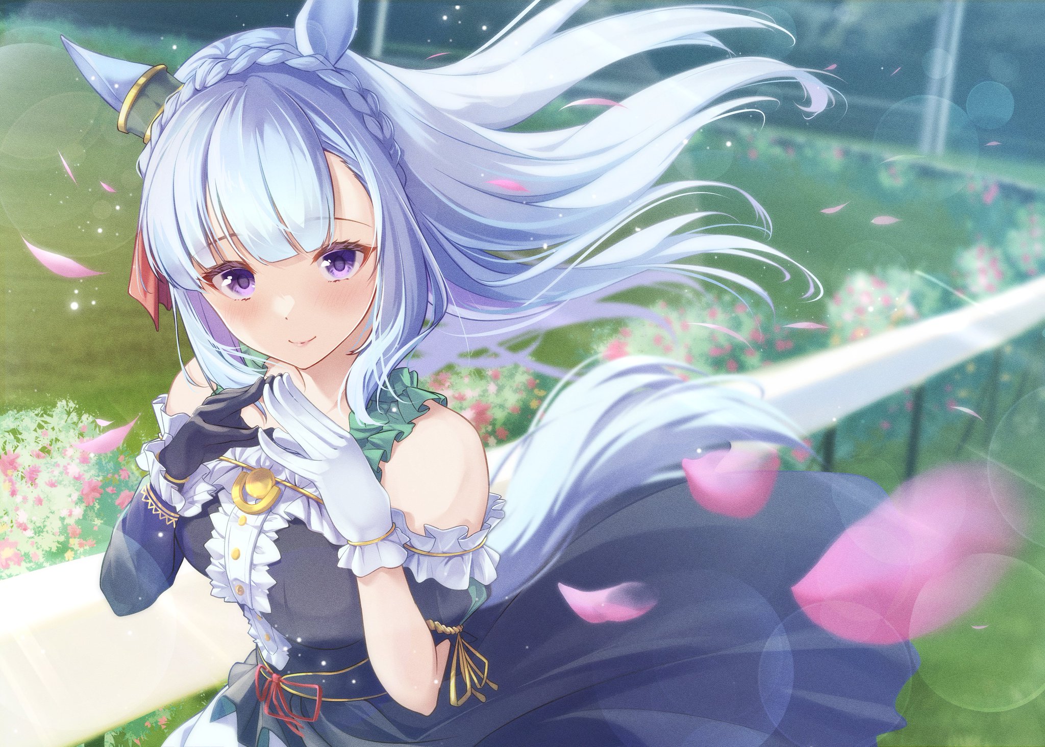 【希少】ウマ娘　メジロアルダン　公式リボンキーホルダー 希少品】メジロアルダン／ウマ娘 4th 公式 リボンキーホルダー