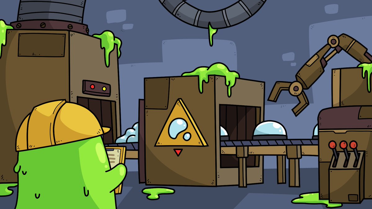 blobswtf's tweet photo. Production of Protective Capsules begun immediately in the Sewer Kingdom using all types of materials that ended up being flushed down the pipes! https://t.co/1lpHVp2DpX