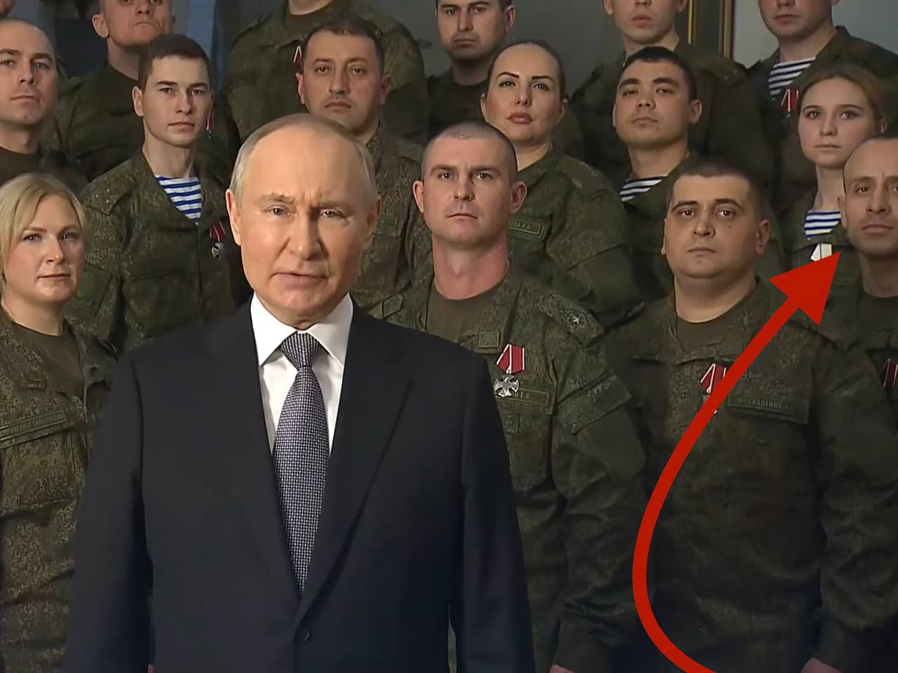 Фон путина на новый год