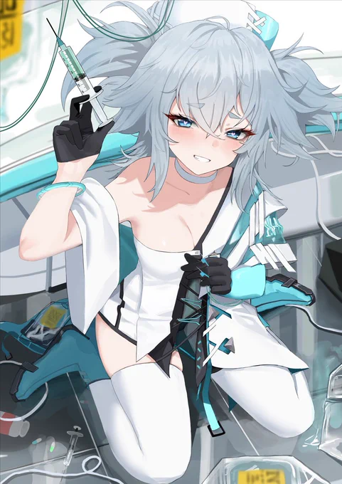 描き始めのフローレンスちゃん #ニューラルクラウド 