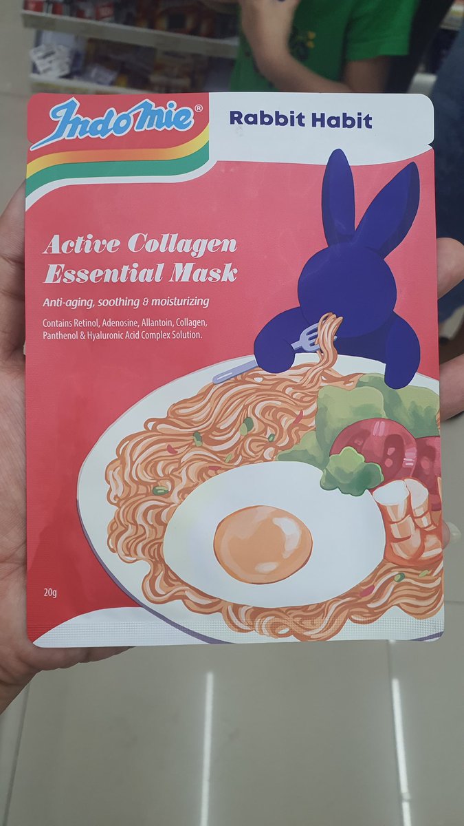 SULTANOID's tweet photo. Baru nemu nih gaess. @indofood . Indomie jualan masker. https://t.co/aI6ZuQSdbe