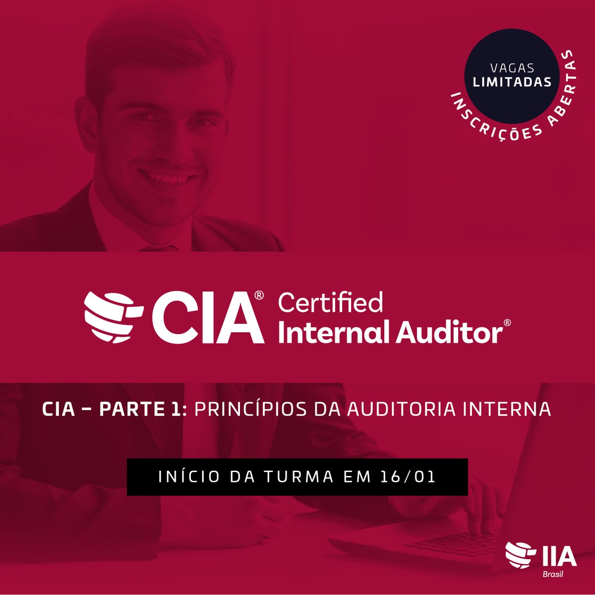 iiabrasil's tweet photo. 🎯 Prepare-se para a realização do Exame "CIA – Parte 1: Princípios da Auditoria Interna" com o treinamento do IIA Brasil e acelere sua carreira. Próxima turma em (16/01)!

👉 Inscreva-se  em nosso site https://t.co/cIxFBmEzl0

#IIABrasil #TheIIA #cursosonline #CIA1 https://t.co/44bagLKUdG