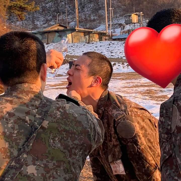ngwesan7's tweet photo. "Trainee Company Commander" Kim Seok Jin. We will always be proud of you and will always miss you.
#Days25
#myuniversejin
#myastronautjin
#방탄소년단진
#btsjin https://t.co/GBrYzjW5CT