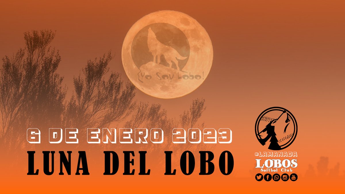 LosLobosSFM's tweet photo. Este 6 de enero disfrútaremos de la llamada “Luna de Lobo” se podrá apreciar en su fase completa, con una gran influencia astrológica en el pasado vincular, sentimental y familiar de las personas. 

¡Disfrutemos de esta belleza junto a nuestros seres queridos! https://t.co/TvgAUi1p0i