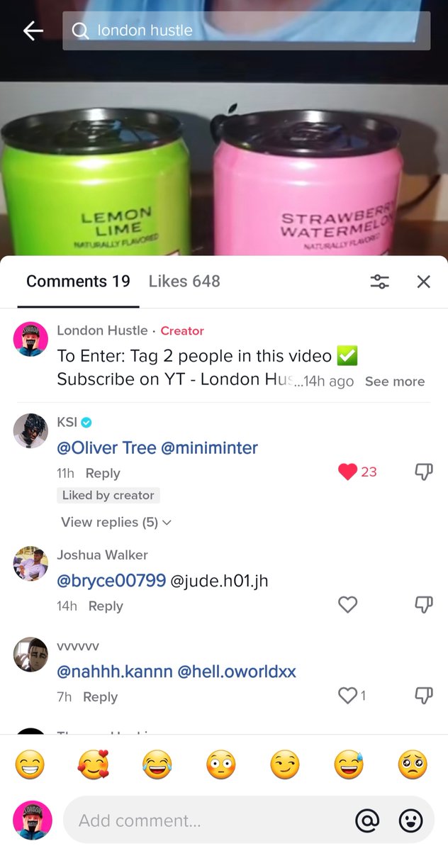 London__Hustle's tweet photo. I have 2 cans of prime energy signed by KSI that i'm giving away! Just trying to spread the message to the community with the hope that a fan wins!! JJ Commented on the Video!! https://t.co/WTnHXP3knQ