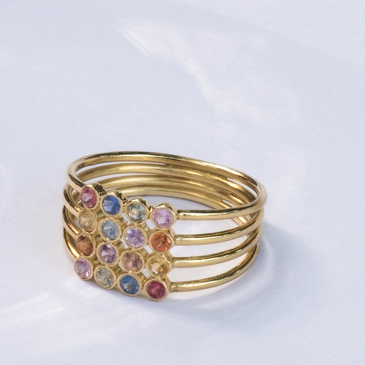 LegendAmrapali's tweet photo. Striking simplicity with vibrant splashes of colours, the multi sapphire ring from Legend Amrapali is a unique jewel where classic meets contemporary. 

Shop link
https://t.co/0JS8xm0R0M

#jewellery #ring #jewelrydesign #jewelrytrends #rings #finejewelry https://t.co/WjUCiKvcJX