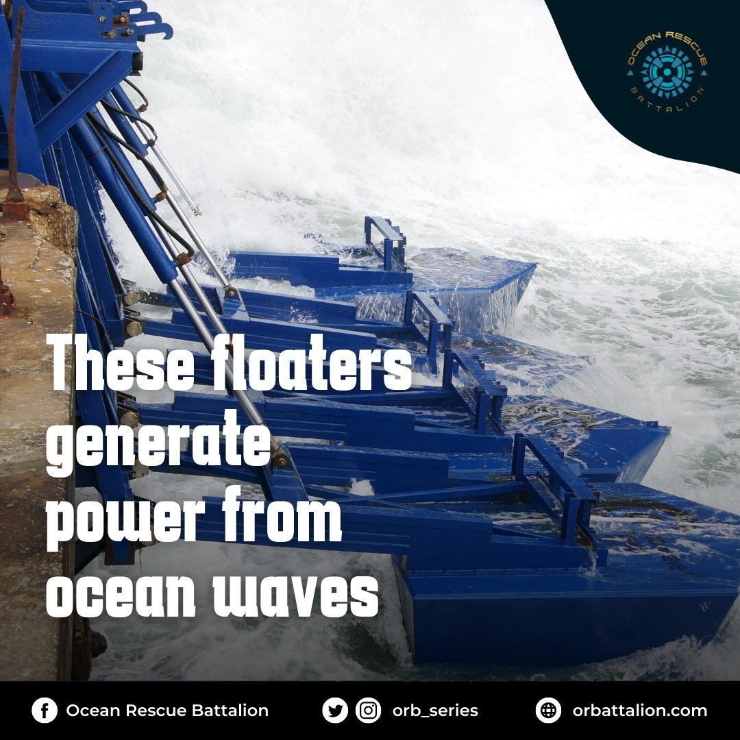 These floaters were created by Eco Wave Power, in its mission to convert man-made coastal structures like piers and breakwaters into renewable energy sources.

Read more 👉 cnet.com/science/climat…

#DidYouKnow #oceannews #marinelife #sustainableenergy #ocean #renewableenergy