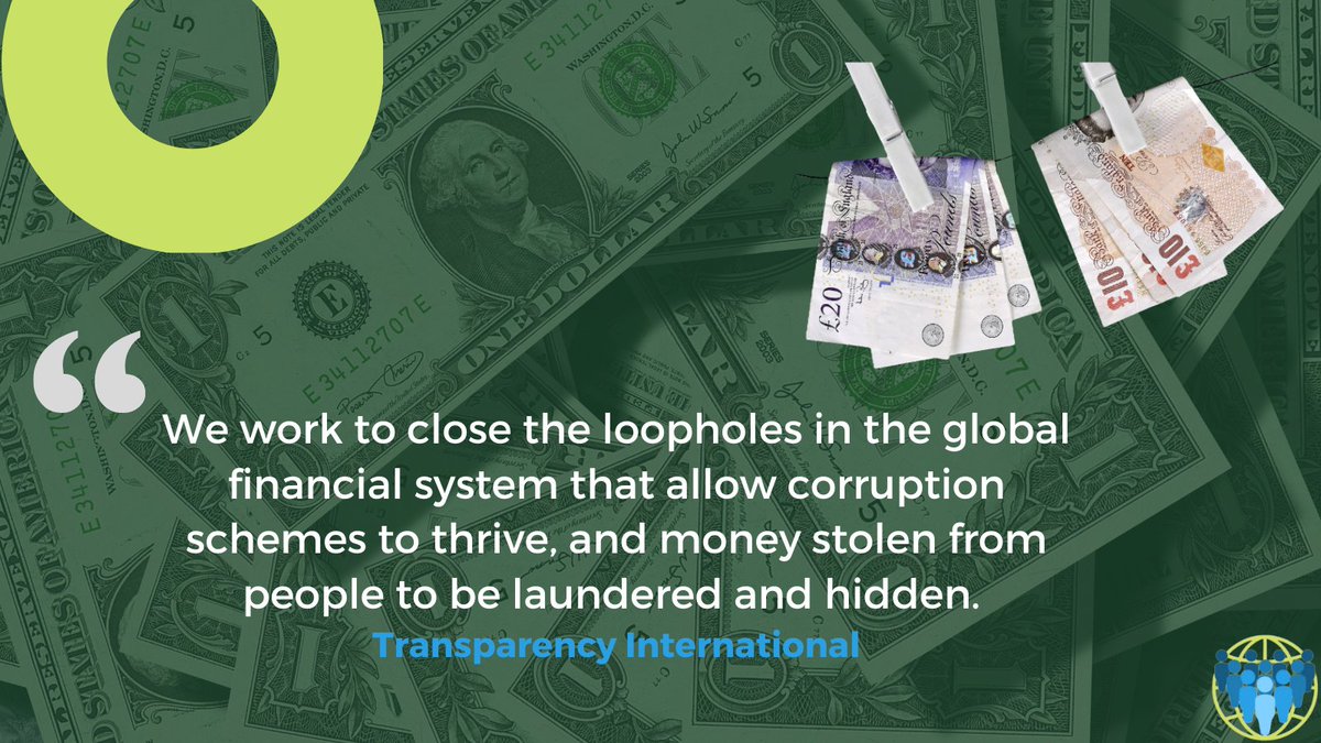 GACCProject's tweet photo. FYI, the UK is a hub for #DirtyMoney from around the world! 🇬🇧   💸
@TransparencyUK is working to end the role of the UK as a safe haven for corruption, through conducting investigations, robust research and targeted advocacy.
#Moneylaundering  #London #TogetherAgainstCorruption https://t.co/nAriHiwmEe