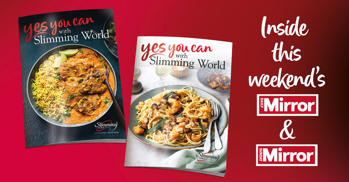 Live the life you want and eat the food you love with our exclusive Slimming World recipe magazines. Free inside this weekend's Daily Mirror and Sunday Mirror.