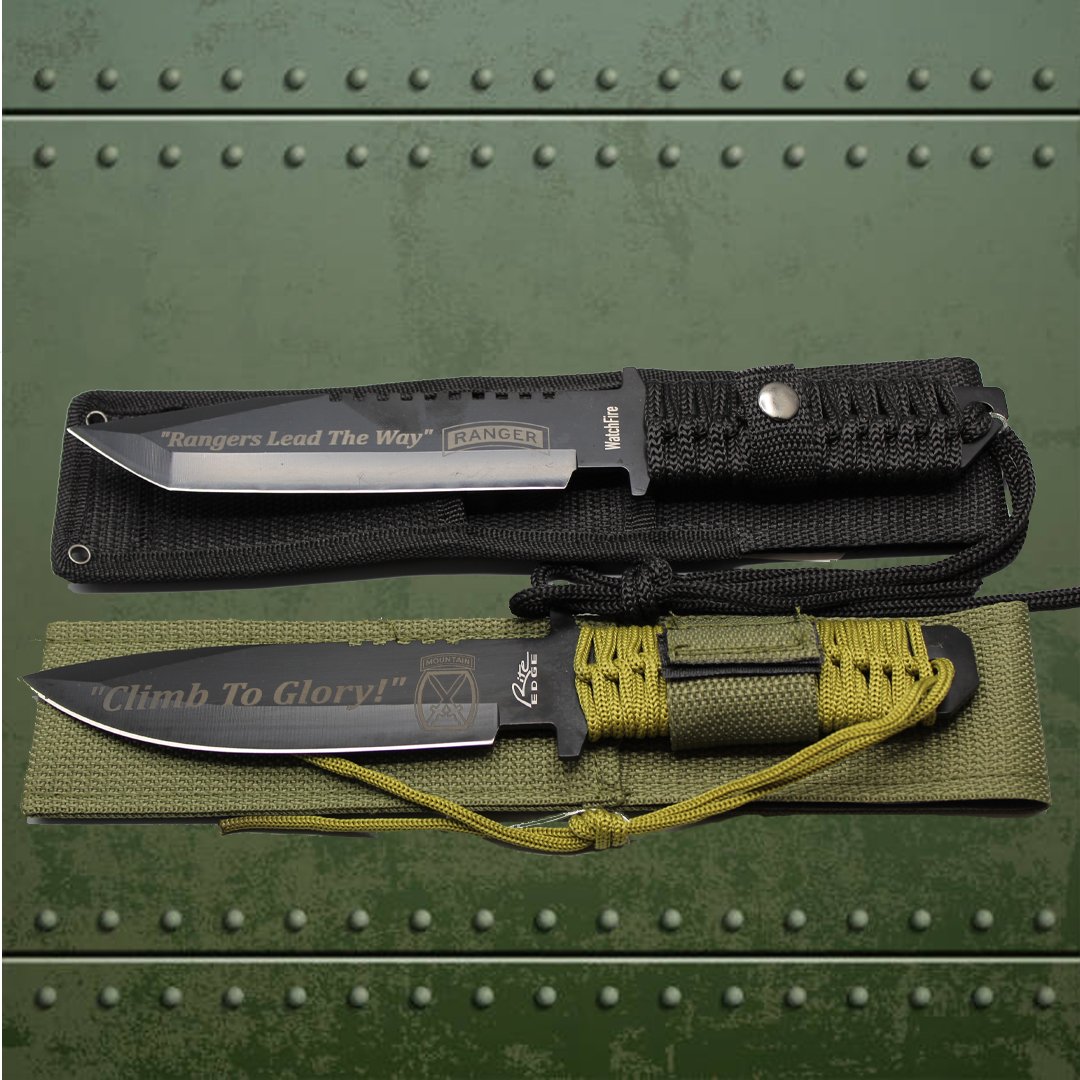 What a better way to show appreciation than customized knifes.