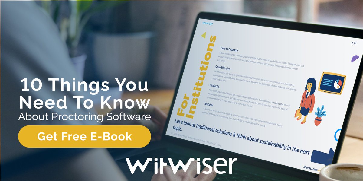 witwiser's tweet image. 👀Investing in digital technologies is often an intimidating decision for any business.

🤩Read our Proctoring E-book and make sure you’re investing your money wisely in a way that will yield a worthwhile return.

👉🏻 witwiser.io/10-things-you-…

#proctoringsoftware #remoteproctoring