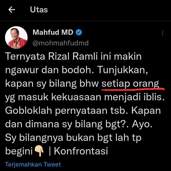FANick22's tweet photo. @Restty_cayah @mohmahfudmd WOI LAKNAT
Cangkem DOBOL
.
Wocoen Disek Cek... Picek !
#GEBLEK https://t.co/pWeiO3IgA2