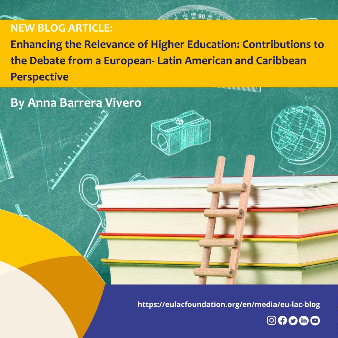 eulacfoundation's tweet photo. 📰#New #EULACBlog article!
"Ultimately, it is the citizenry that must recognise the critical role of #HigherEducation in the addressing of challenges of our times."
🔗 Read the complete article by Anna Barrera on our website! https://t.co/RnEaMKOCXP https://t.co/LKUz1c6TIo