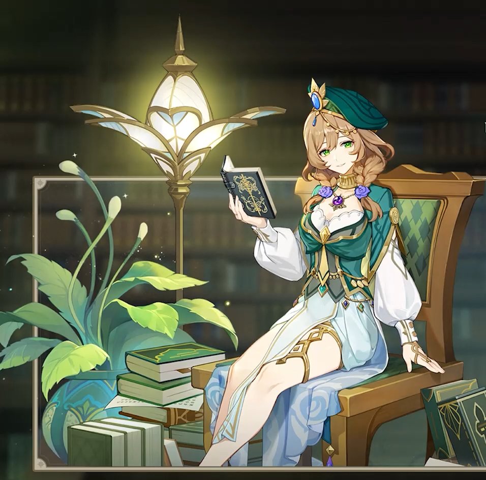 GI_FansiteFR's tweet photo. Un nouveau skin pour Ayaka et Lisa ! https://t.co/twp2Fqa8iA