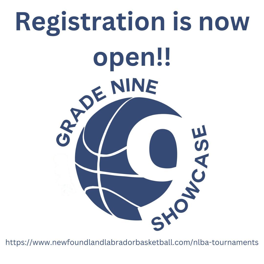 nlbasketball's tweet photo. Good Morning #NLBACommunity!!! The registration is open for the Grade 9 showcase tournament. The first 16 Male and 16 Female teams will be accepted into the tournament and then a waitlist will be started. Tournament information can be found here: https://t.co/7JycxJdDKn https://t.co/ZKmhudtRxJ