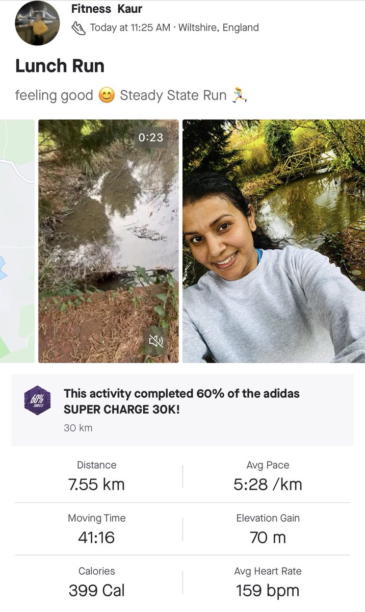 pardeep19922328's tweet image. It’s Friday. Run 🏃‍♀️ is must. You don’t have to be extreme, just consistent. 

#ukrunchat #ukrunner #running #beautifulview #runningwithsolemon 🏃‍♀️ Have a good day everyone ❤️