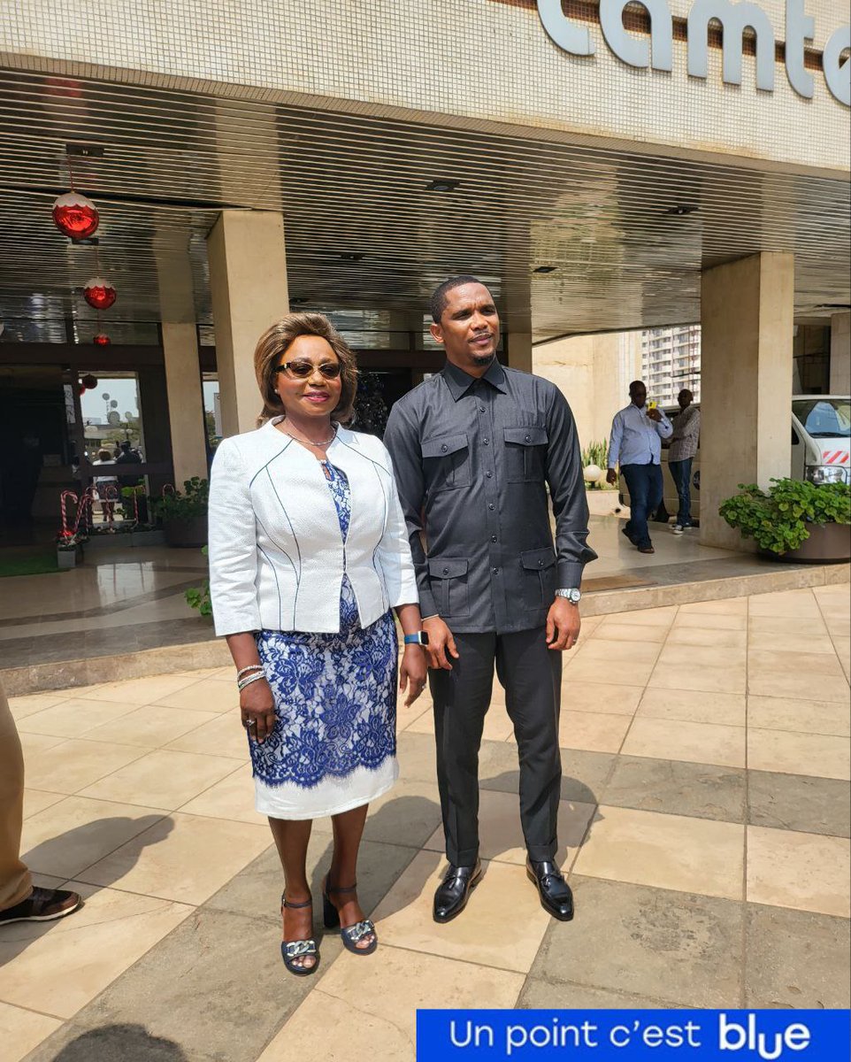 AchidiJudith's tweet photo. J’ai reçu ce jour M. Samuel Eto’o Fils, le président de la Fécafoot. Nous avons évalué les contours d’une éventuelle fructueuse collaboration entre nos deux institutions. Un point c’est Blue
@FecafootOfficie @SamuelEtoo https://t.co/6wvqbVH55k