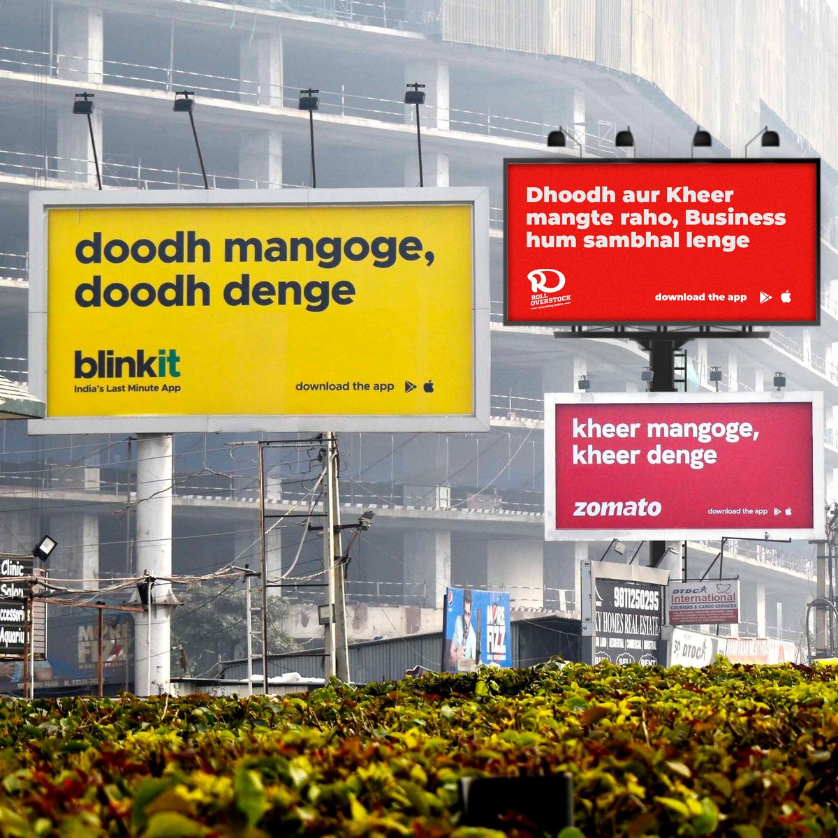 rolloverstock1's tweet photo. Let Zomato and Blinkit address your cravings, and we’ll take care of your business needs!
Swipe left to see how
@zomato
@letsblinkit
#RolloverStock #zomato #blinkit #zomatomemes #zomatoblinkit #ecommerce #doodhmangogekheerdenge #billboardads #trendtoday #zomatoblinkitcollab https://t.co/nkFnAphI4U