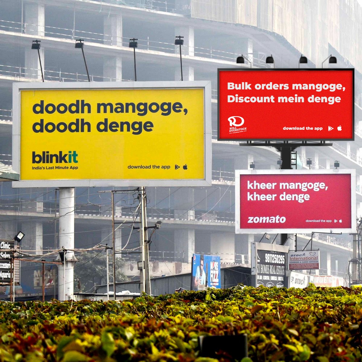 rolloverstock1's tweet photo. Let Zomato and Blinkit address your cravings, and we’ll take care of your business needs!
Swipe left to see how
@zomato
@letsblinkit
#RolloverStock #zomato #blinkit #zomatomemes #zomatoblinkit #ecommerce #doodhmangogekheerdenge #billboardads #trendtoday #zomatoblinkitcollab https://t.co/nkFnAphI4U